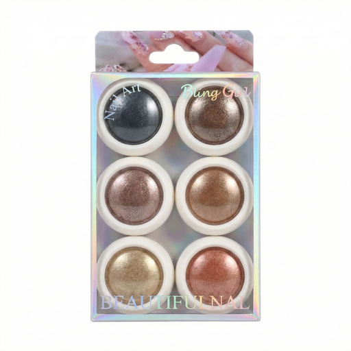 [6312512113241] 6PCS Chrome Powder Set [S2603P10]