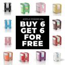 BG New Acrylic Powder 60g*6 Piece - Get 6 Free
