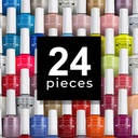 Colour Last Soak Off Gel Polish UV/LED Set 10ml*24Pieces [1228]