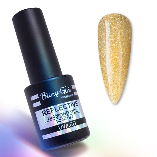 [6342106923574] Bling Girl Reflective Diamond Gel Soak Off UV/LED 10ml #005 [8278]