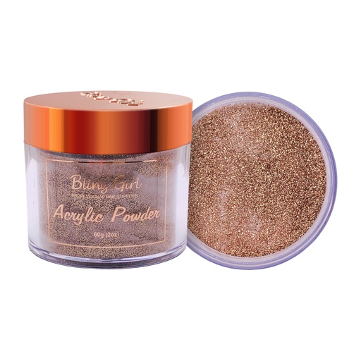 Bling Girl Rose Gold Acrylic Powder #077 [6029]