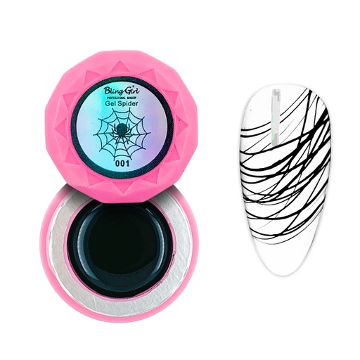 [6342111570251] Bling Girl Spider Gel 8 ml #001 [1148]