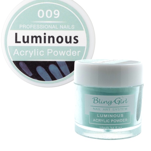 [6322106451130] Bling Girl Luminous Acrylic Powder Nail Art System 10g #009 [3173]