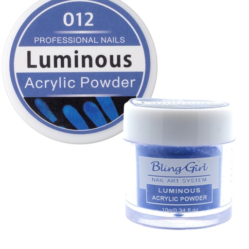 [6322106451130] Bling Girl Luminous Acrylic Powder Nail Art System 10g #012 [3173]