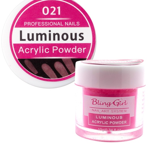 [6322106451130] Bling Girl Luminous Acrylic Powder Nail Art System 10g #021 [3173]