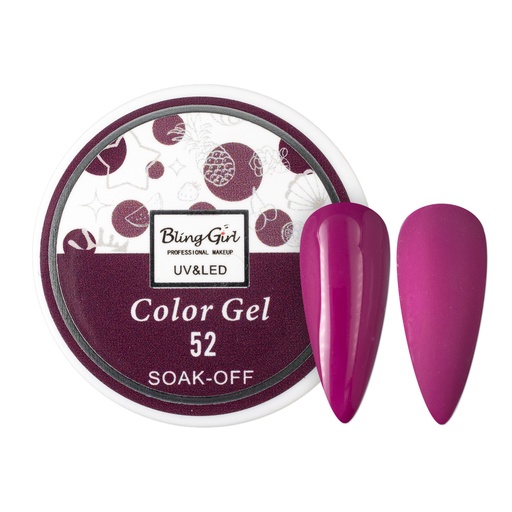 [6342108451832] Bling Girl UV &amp; LED 2 IN 1 Colour and Art Gel Soak-Off #052 [1459]