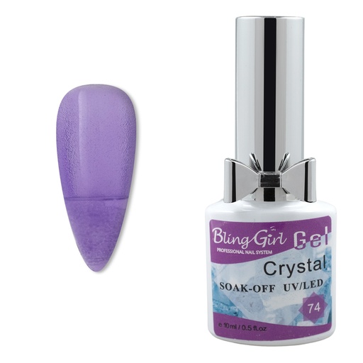 [6342010570253] Bling Girl Crystal Gel Soak Off UV/LED 10ml #074 [3224]