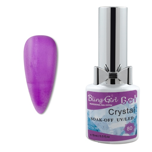 [6342010570253] Bling Girl Crystal Gel Soak Off UV/LED 10ml #080 [3224]