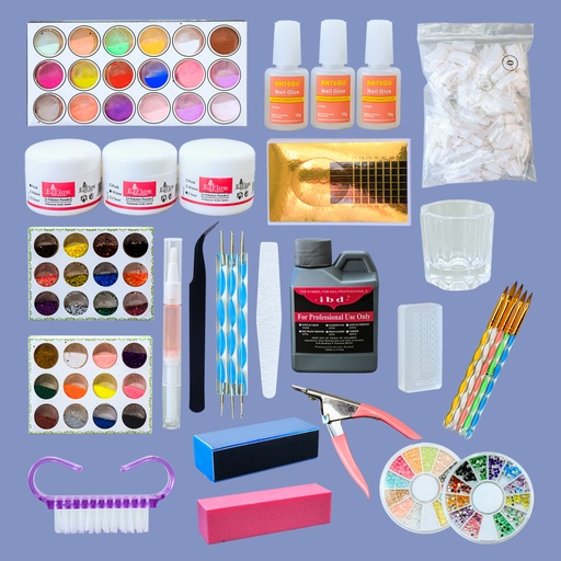 [6382101934977] Bling Girl Professional Acrylic Nail Kit [R2311P01]