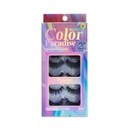 Blinggirl Professional  Make up 8D Color Paradise Eyelashes  (#NEON×#BLACK) 6 Pairs [ R2311P28 ]