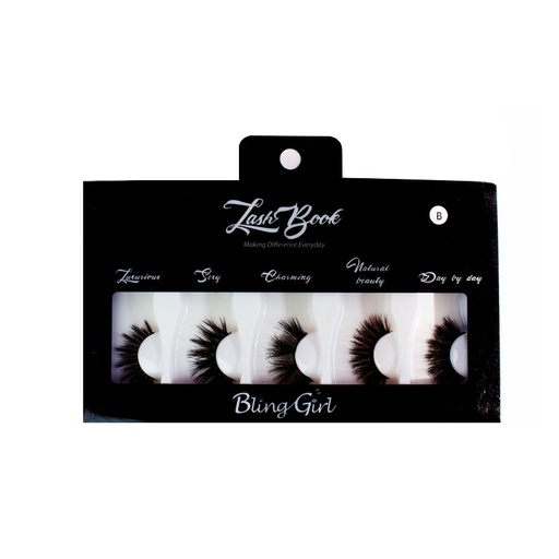 [6612105780721] Blinggirl LASH BOOK Making Difference Everyday Eyelashes 5 Pairs [ R2311P29 ]