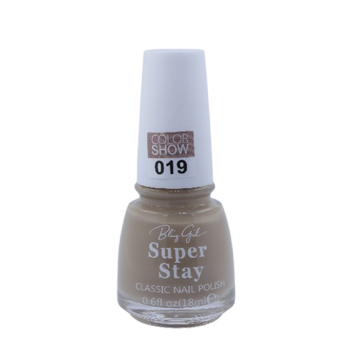 [6342112071856] Bling Girl SUPER STAY CLASSIC NAIL POLISH18ml  #019[R2401P03]