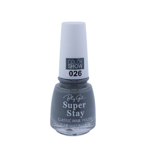 [6342112071856] Bling Girl SUPER STAY CLASSIC NAIL POLISH18ml  #026[R2401P03]