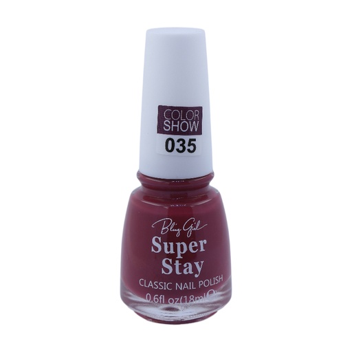 [6342112071856] Bling Girl SUPER STAY CLASSIC NAIL POLISH18ml  #035[R2401P03]