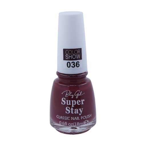 [6342112071856] Bling Girl SUPER STAY CLASSIC NAIL POLISH18ml #036[R2401P03]