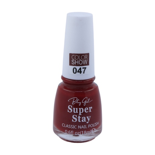 [6342112071856] Bling Girl SUPER STAY CLASSIC NAIL POLISH18ml  #047[R2401P03]