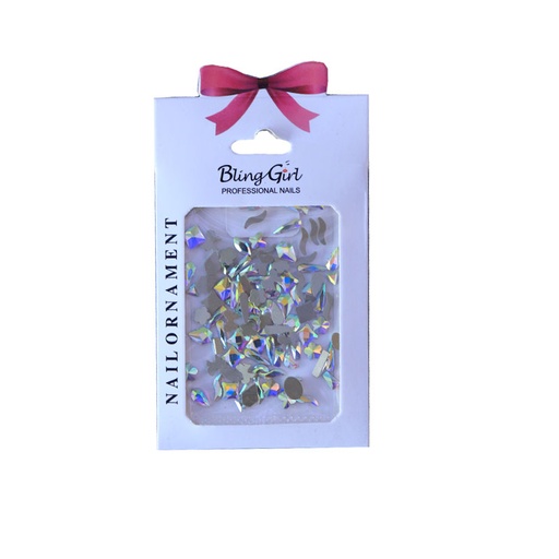 [6312109700571] BLING GIRL PROFESSIONAL NAIL ORNAMENT[R2401P78]