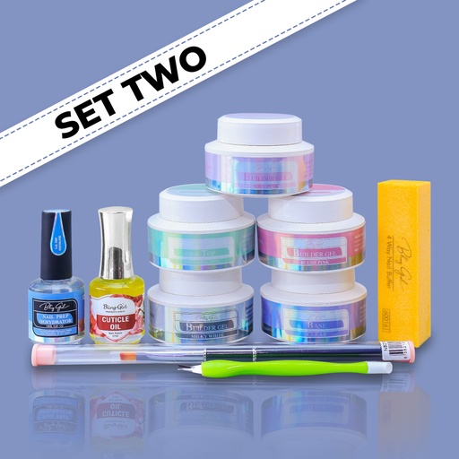 [6342212240416] Bling Girl Builder Gel Set 2 [S2404P12]