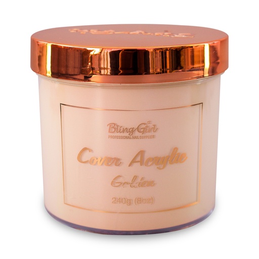 [6312203661976] Bling Girl Acrylic Powder - Cover Golden 240G [S09P10]