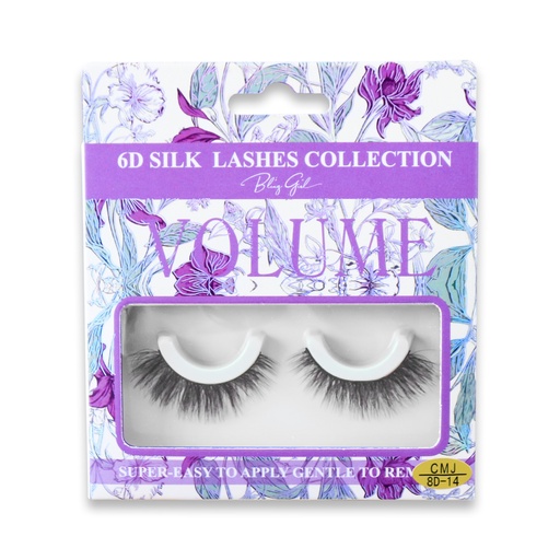 [6612401881399] 6D Silk Lashes Collection Volume 8D-14 [S2403P27]