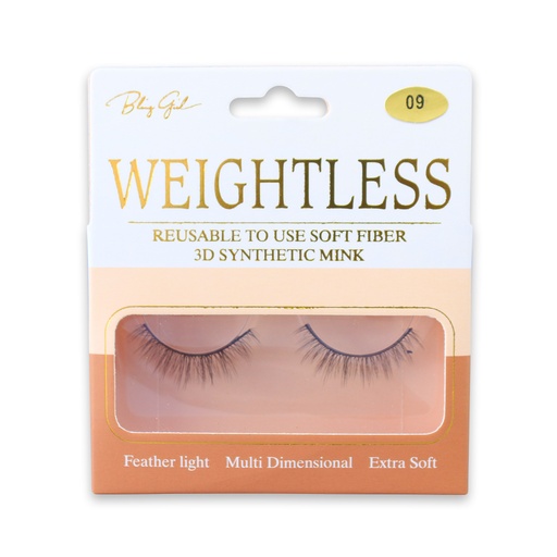 [6612401880934] Weightless 3D Synthetic Mink-09 [S2403P24]