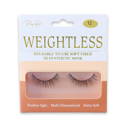 [6612401880934] Weightless 3D Synthetic Mink-12 [S2403P24]