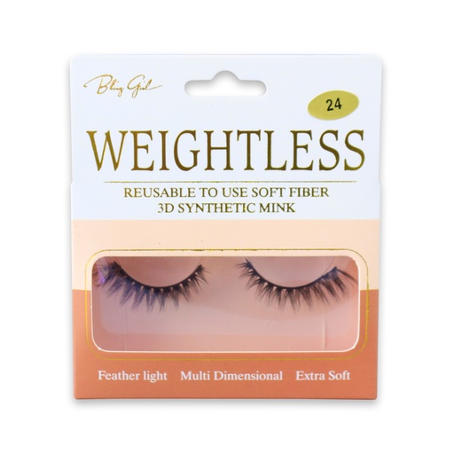 [6612401880934] Weightless 3D Synthetic Mink-24 [S2403P24]