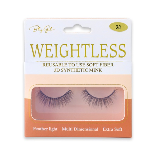 [6612401880934] Weightless 3D Synthetic Mink-38 [S2403P24]