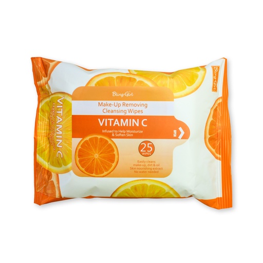 [6924371314150] Makeup Remover Wipes Vitamin C 25PCS [S2408P10]