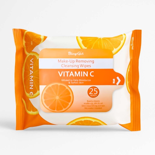 [6924371314150] Makeup Remover Wipes Vitamin C 25PCS [S2408P10]